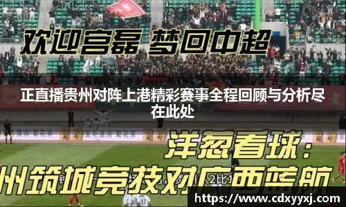 正直播贵州对阵上港精彩赛事全程回顾与分析尽在此处